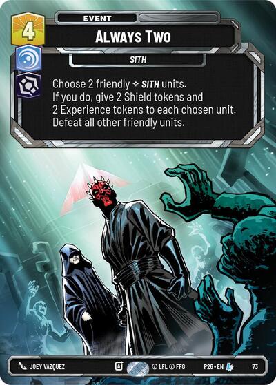 Always Two (73) Sector and Regional Promos: Season 1 card price