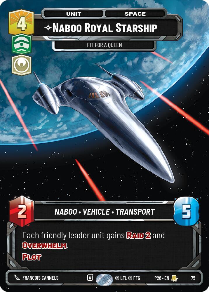 Naboo Royal Starship - Fit For A Queen (75) - Sector and Regional