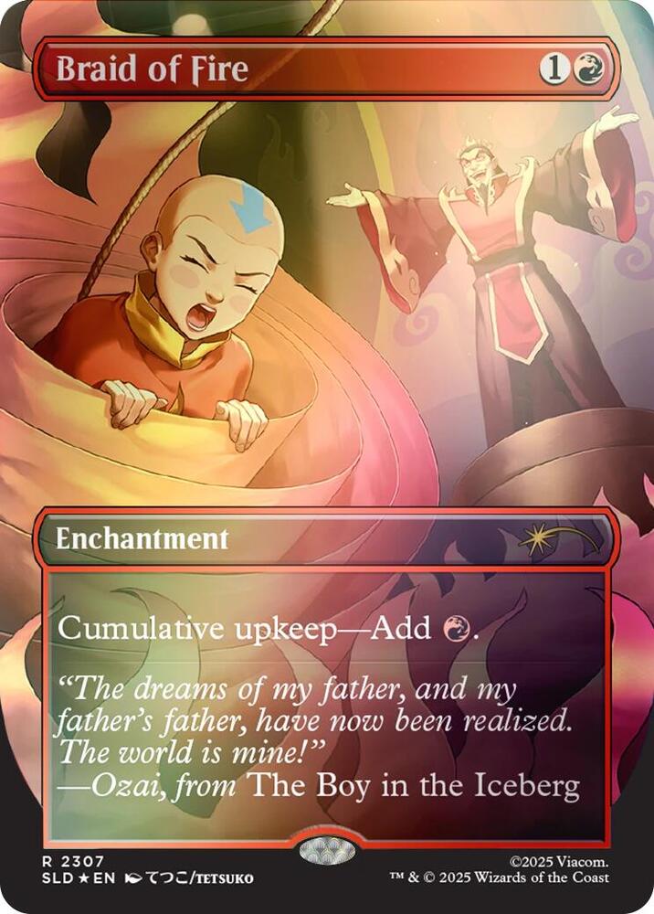 Braid of Fire (2307) (Rainbow Foil) - Secret Lair Drop Series