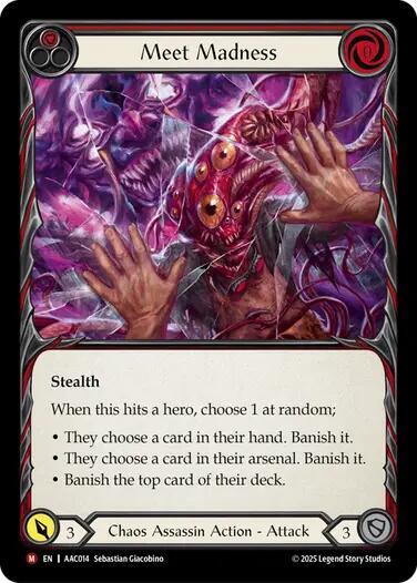Meet Madness - Armory Deck: Arakni - Flesh and Blood TCG