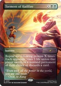 Torment of Hailfire (2287) (Rainbow Foil) (Foil)