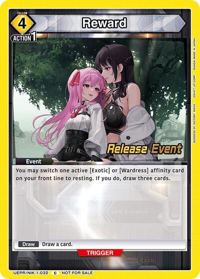 Reward card
