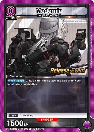 Modernia (059) UE14BT: GODDESS OF VICTORY: NIKKE Release Event Cards card price