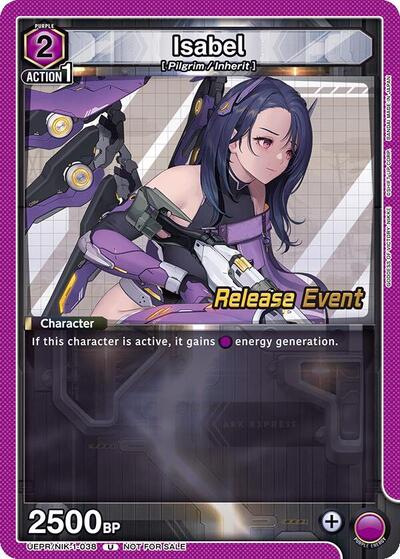 Isabel (038) UE14BT: GODDESS OF VICTORY: NIKKE Release Event Cards card price