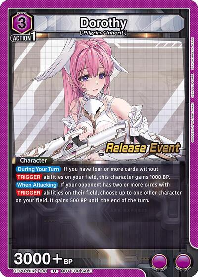 Dorothy (041) UE14BT: GODDESS OF VICTORY: NIKKE Release Event Cards Uncommon Union Arena card — value and price