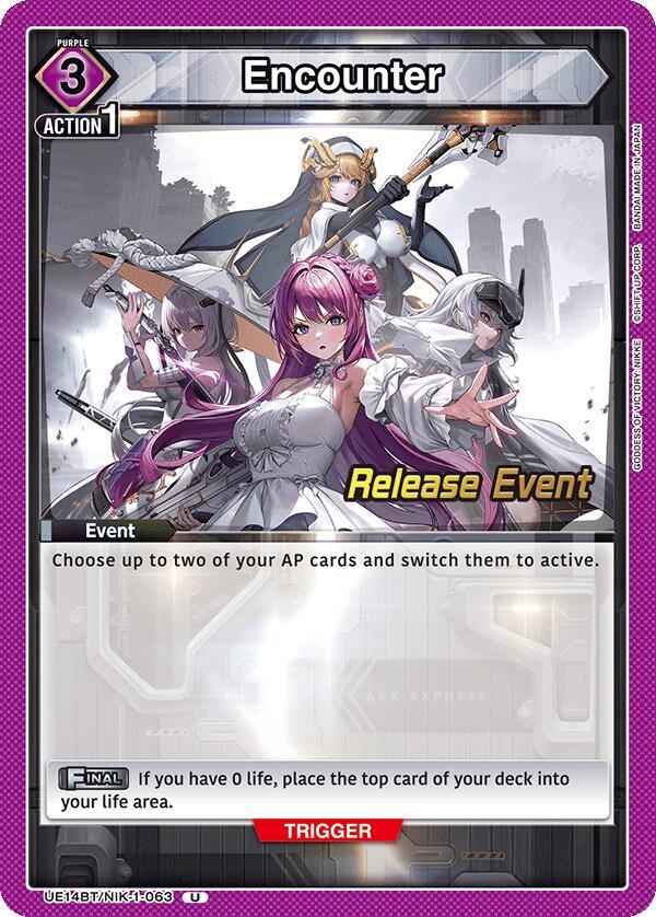 Encounter (063) - UE14BT: GODDESS OF VICTORY: NIKKE Release Event