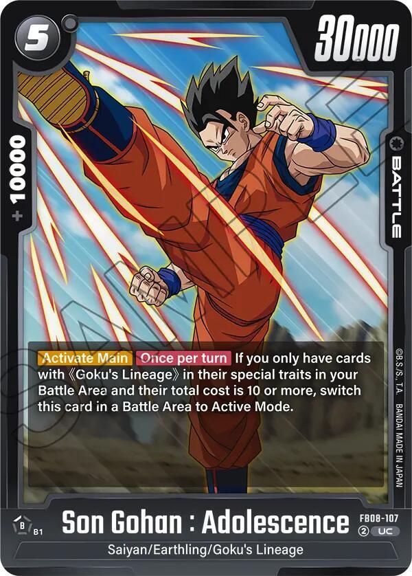 Son Gohan : Adolescence