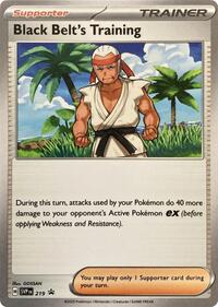 Black Belt's Training - 219 #219 from SV: Scarlet & Violet Promo Cards Pokemon card image