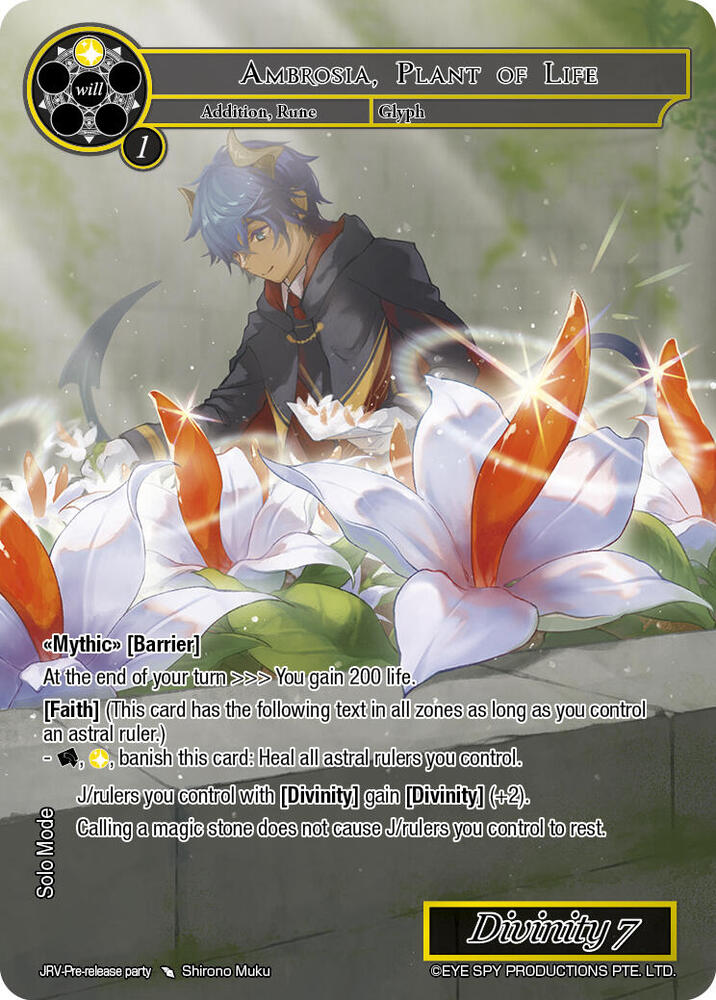 Ambrosia, Plant of Life