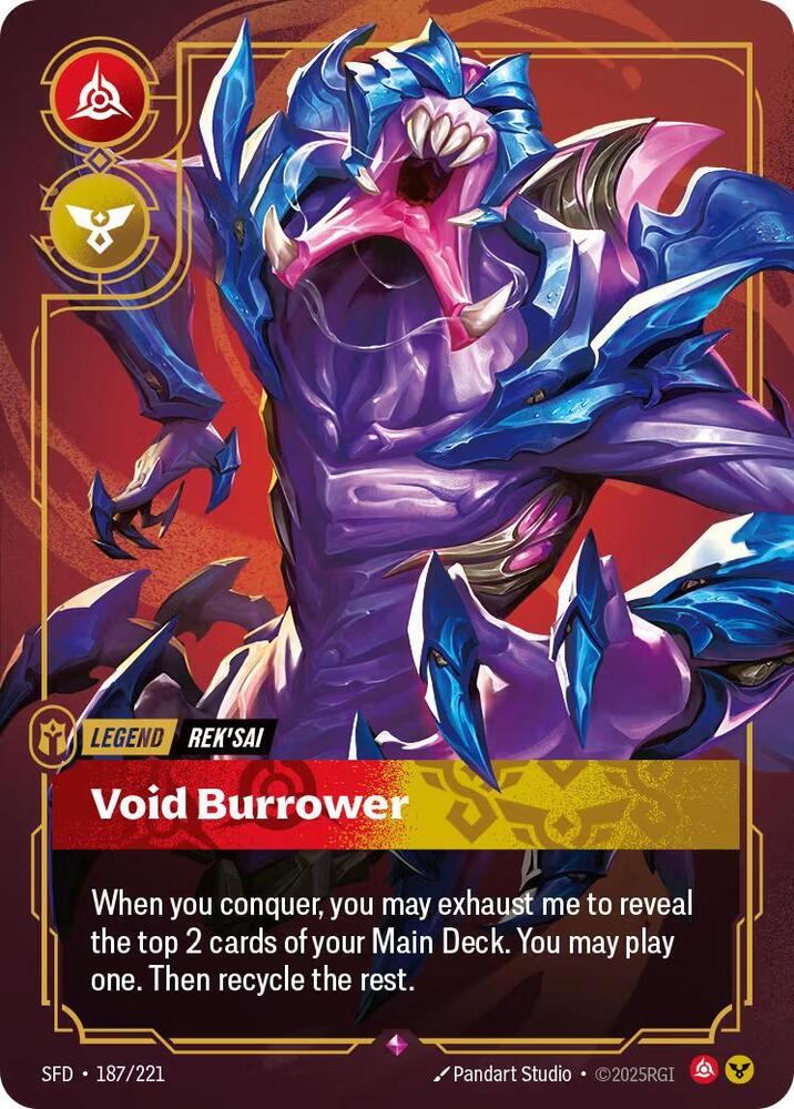 Rek'sai - Void Burrower - Spiritforged - Riftbound: League of