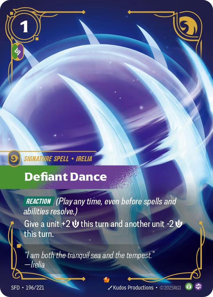 Defiant Dance - Spiritforged - Riftbound: League of Legends