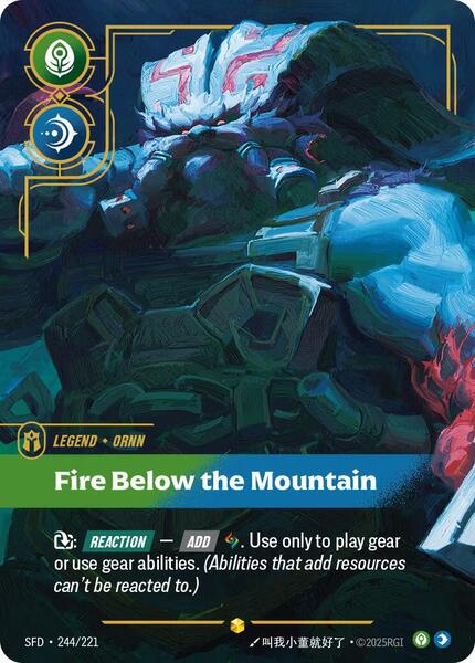 Ornn - Fire Below the Mountain (Overnumbered) - Spiritforged ...