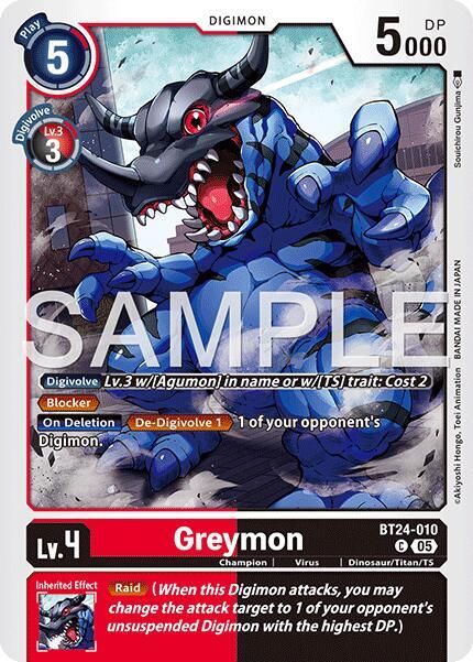 Greymon - Time Stranger - Digimon Card Game - TCGplayer.com