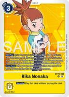 Rika Nonaka (BT19-083) (Alternate Art) - Starter Deck 22: Amethyst
