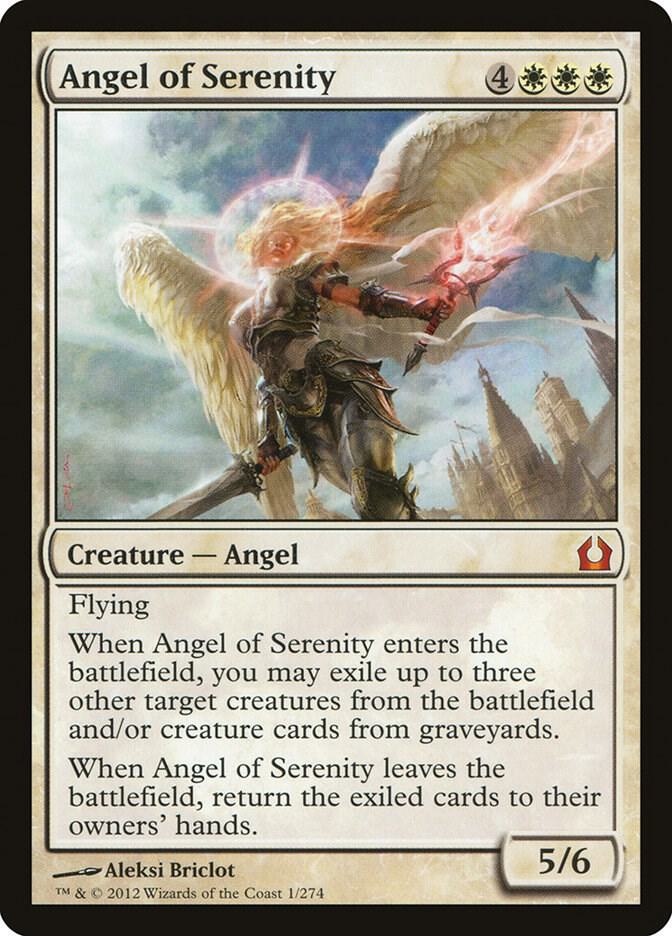 静寂　未来予知枠　foil 1枚　MTG serenity Angel of Serenity - Return to Ravnica - Magic: The Gathering