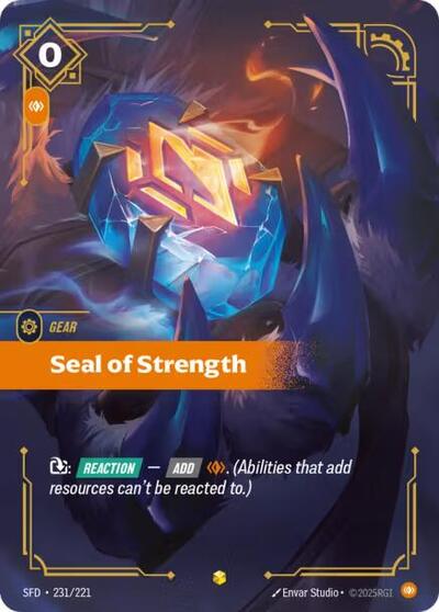 Seal of Strength (Overnumbered)