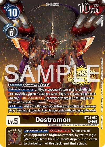 Destromon (Championship 25-26 Season 2 Tamers Pack) World Convergence card price