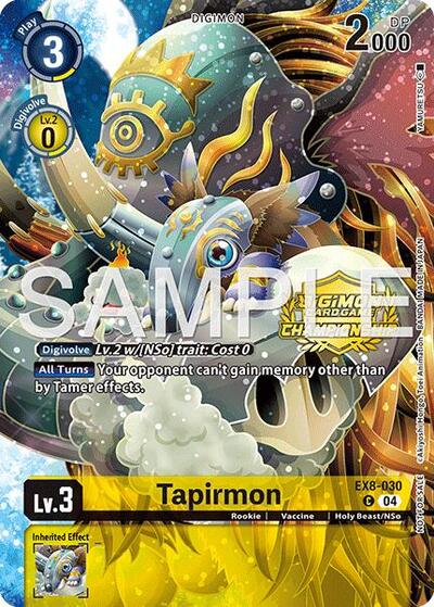 Tapirmon (Championship 25-26 Season 2 Tamers Pack) Chain of Liberation card price