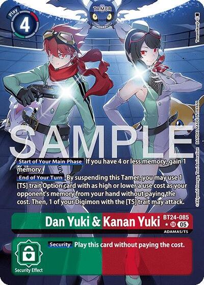 Dan Yuki & Kanan Yuki (Alternate Art) Time Stranger card price