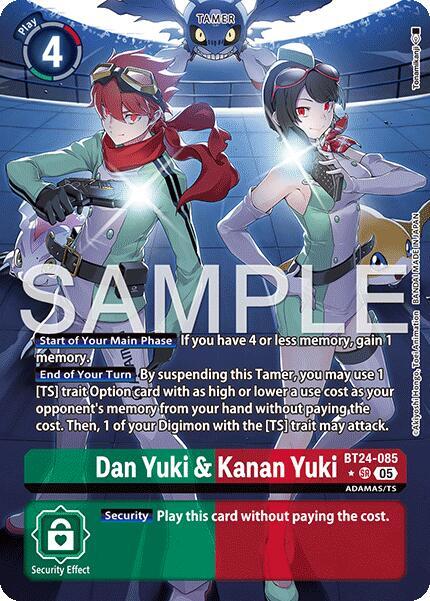 Dan Yuki & Kanan Yuki (Alternate Art) - Time Stranger - Digimon
