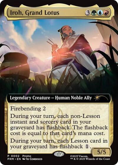 Iroh Grand Lotus Extended Art