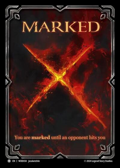 Marked Blitz Deck: The Hunted - Arakni, Web of Deceit Token Flesh and Blood card — value and price