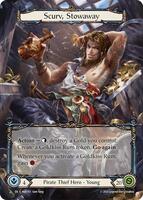 日*知様 Scurv, Stowaway CF Marvel Scurv, Stowaway - HER143 - Flesh and Blood: Promo Cards - Flesh