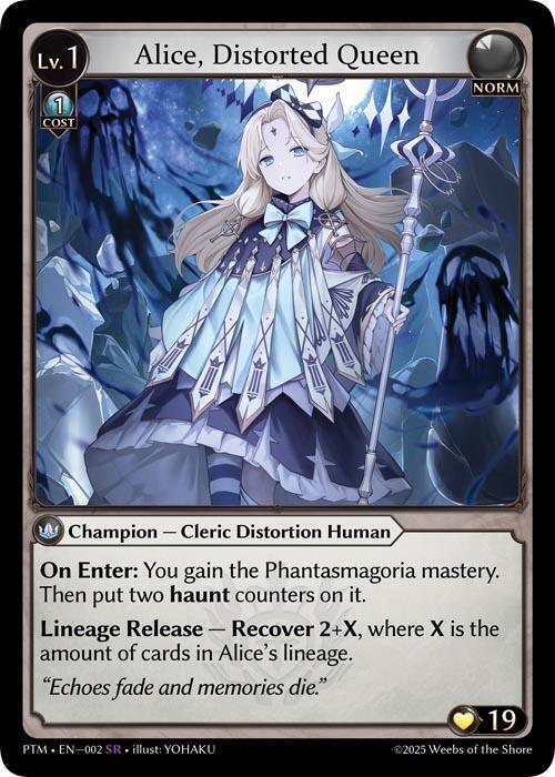 Alice, Distorted Queen - Phantom Monarchs - Grand Archive TCG