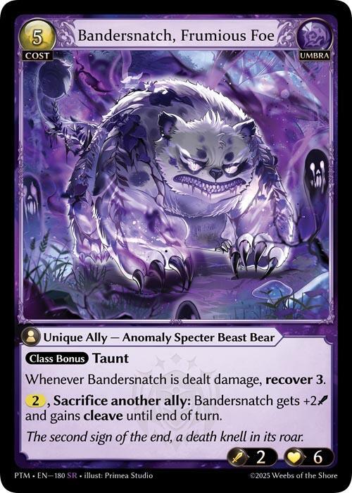 Bandersnatch, Frumious Foe - Phantom Monarchs - Grand Archive TCG