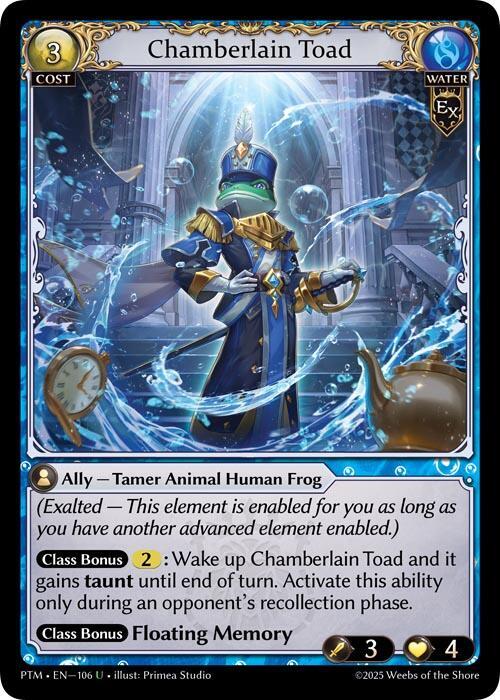 Chamberlain Toad - Phantom Monarchs - Grand Archive TCG