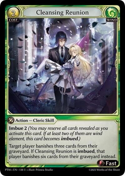 Cleansing Reunion card