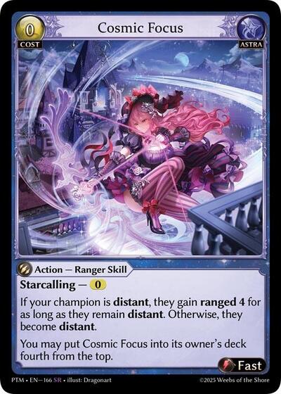 Cosmic Focus card