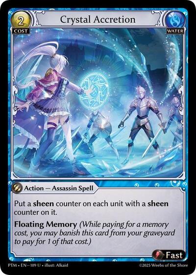 Crystal Accretion card