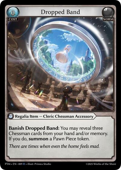 Dropped Band card