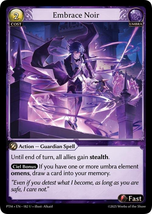 Embrace Noir - Phantom Monarchs - Grand Archive TCG - TCGplayer.com