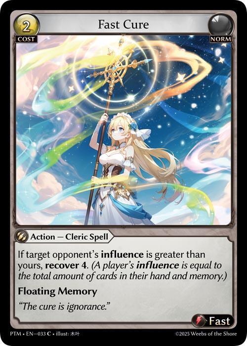 Fast Cure - Phantom Monarchs - Grand Archive TCG - TCGplayer.com