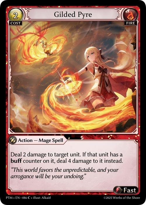 Gilded Pyre - Phantom Monarchs - Grand Archive TCG - TCGplayer.com