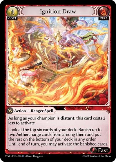 Ignition Draw card