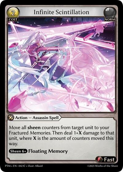 Infinite Scintillation card