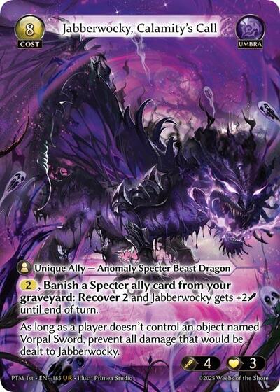 Jabberwocky, Calamity's Call card
