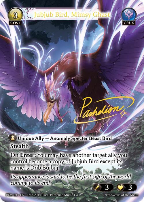 その他 Jubjub Bird, Mimsy Ghast CSR Jubjub Bird, Mimsy Ghast (CSR) - Phantom Monarchs - Grand Archive