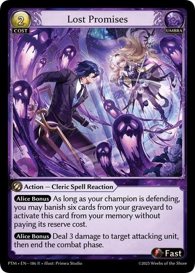 Lost Promises card