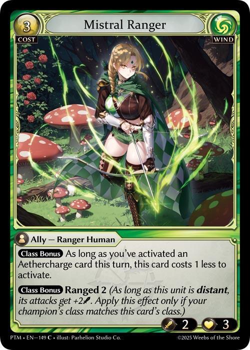 Mistral Ranger - Phantom Monarchs - Grand Archive TCG - TCGplayer.com