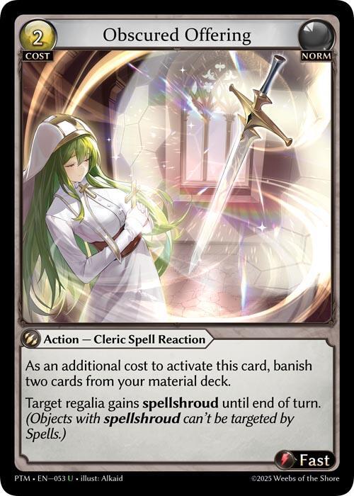 Obscured Offering - Phantom Monarchs - Grand Archive TCG