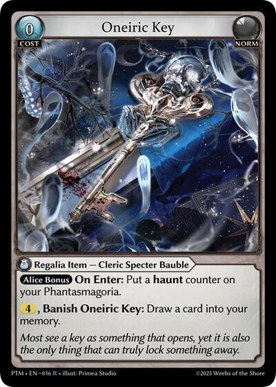 Oneiric Key card
