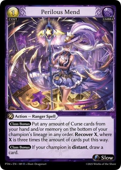 Perilous Mend card