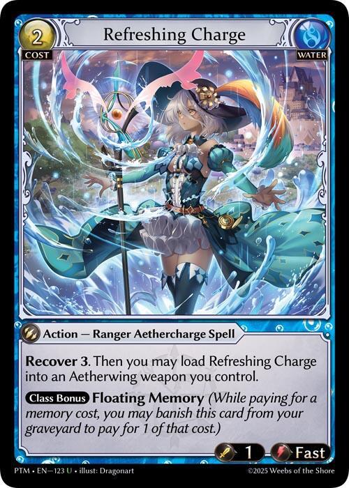 Refreshing Charge - Phantom Monarchs - Grand Archive TCG