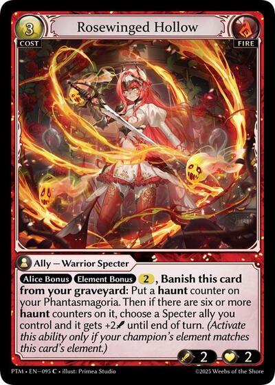 Rosewinged Hollow card