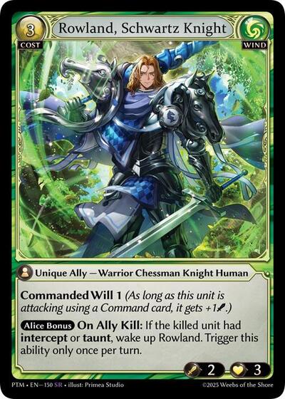 Rowland, Schwartz Knight card