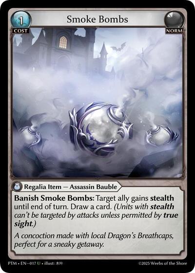 Smoke Bombs card